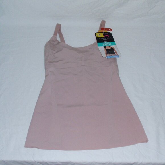 NWT Maidenform Flexees Modern Sculpts Ultra Firm Beige Cami Size M New - Picture 1 of 16